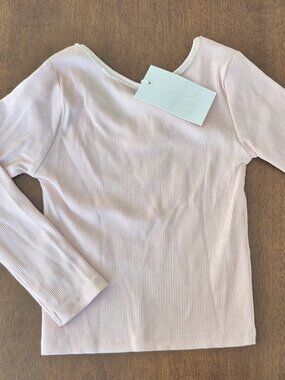 Zara Bundle of 2 Girl's Long Sleeve Shirt with Shiny Details!